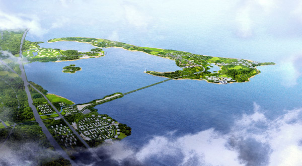 濕地旅游規劃公司:陽澄湖鳥瞰圖