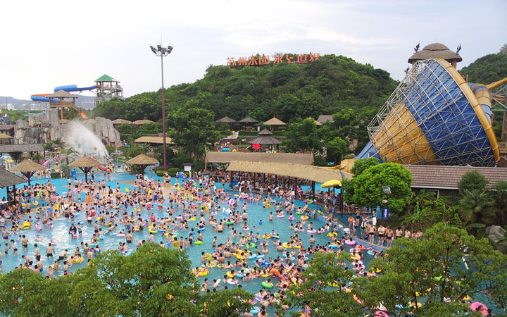 水主題公園項目旅游規劃院:蘇州樂園水上世界項目實景