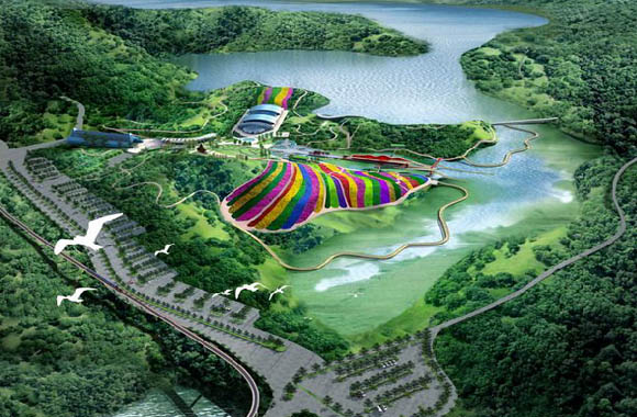 山地旅游規(guī)劃院:濕地花園旅游規(guī)劃效果圖
