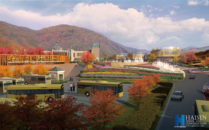 廣東新豐·嶺南紅葉世界入口區旅游規劃效果圖