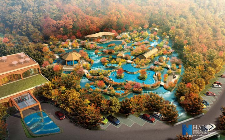 廣東新豐·嶺南紅葉世界溫泉旅游規劃效果圖