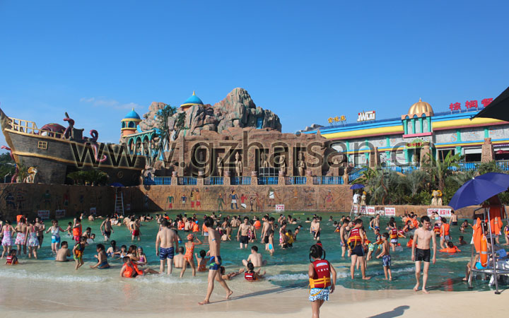 水主題公園項目旅游策劃咨詢公司:橫店夢幻谷水世界現場圖